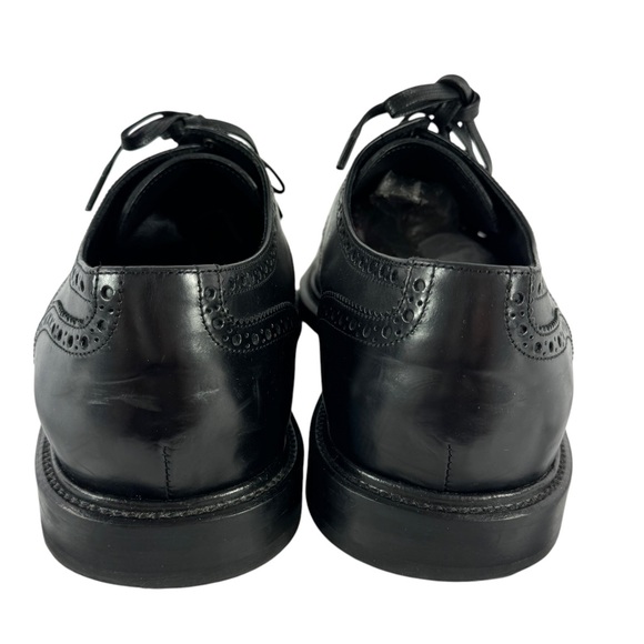 DOLCE & GABBANA Wingtip Black Leather Perforated Men's Oxfords 9.5UK - 10.5 US - Picture 10 of 12